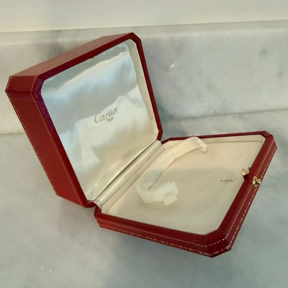 Vintage Cartier Paris Red Gold 4105 Love Bracelet Gift Box